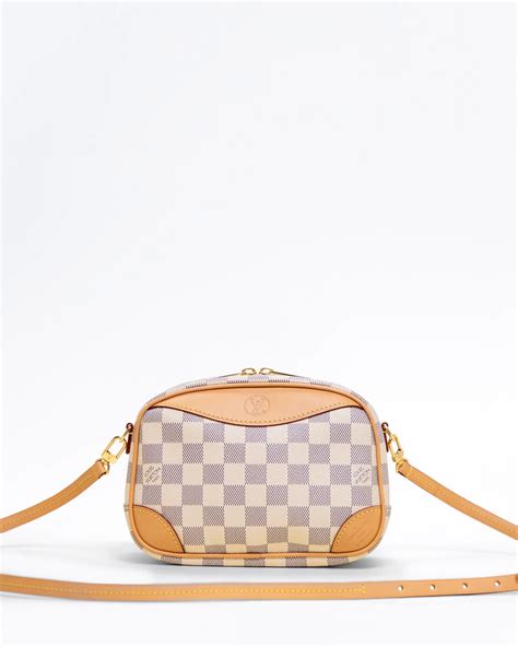 LOUIS VUITTON Damier Azur Mini Deauville.